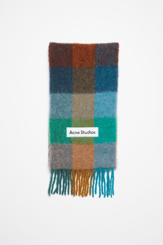 (image for) Timeless Mohair checked scarf